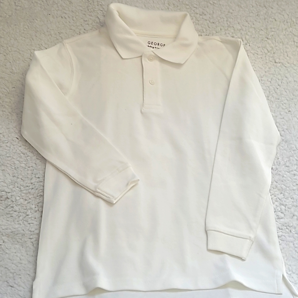 Boy's polo Shirt, Long sleeve size S 6-7